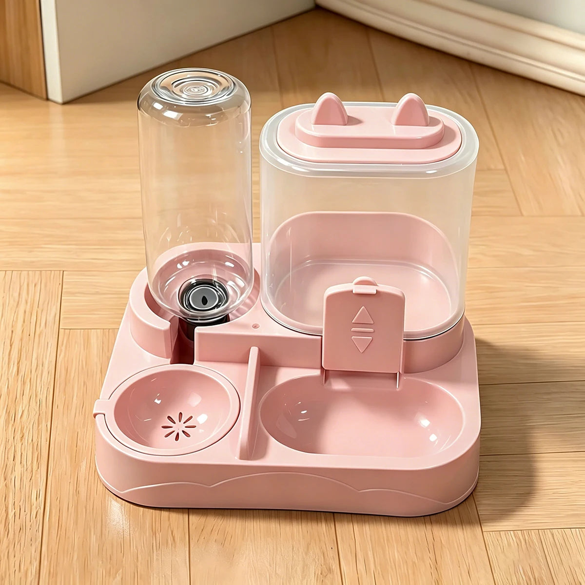 Distributeur 2 en 1 nourriture & eau – Chat et chien