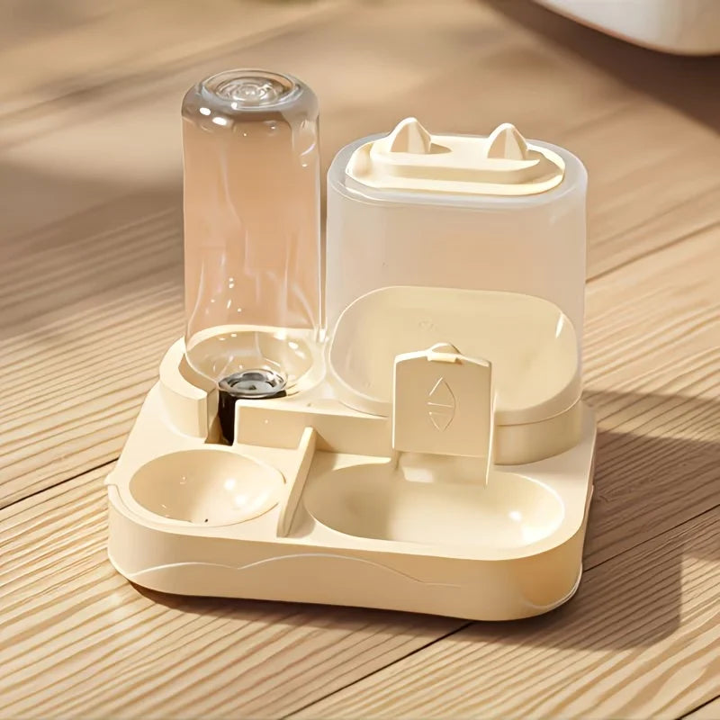 Distributeur 2 en 1 nourriture & eau – Chat et chien