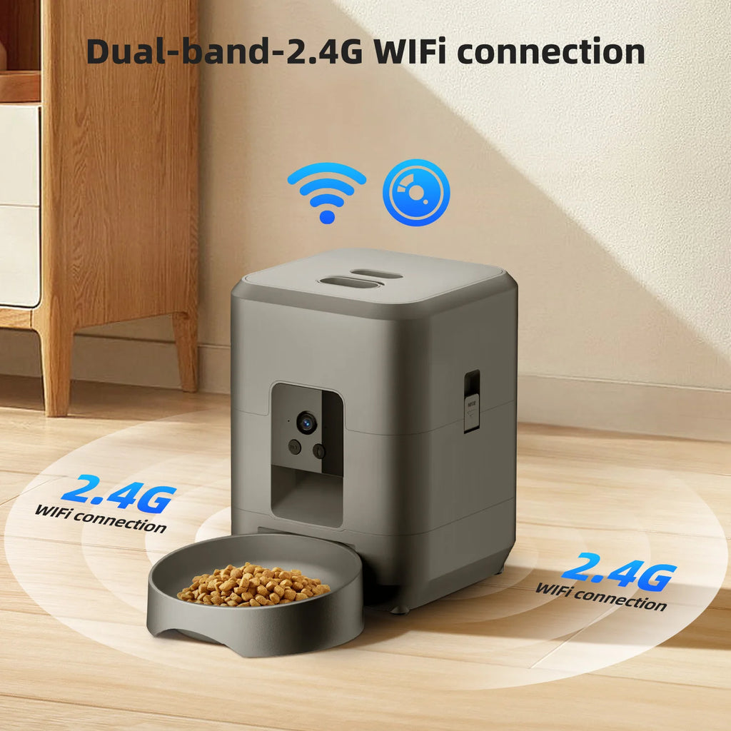 Distributeur de croquettes automatique programmable – Chat