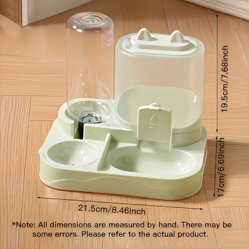 Distributeur 2 en 1 nourriture & eau – Chat et chien